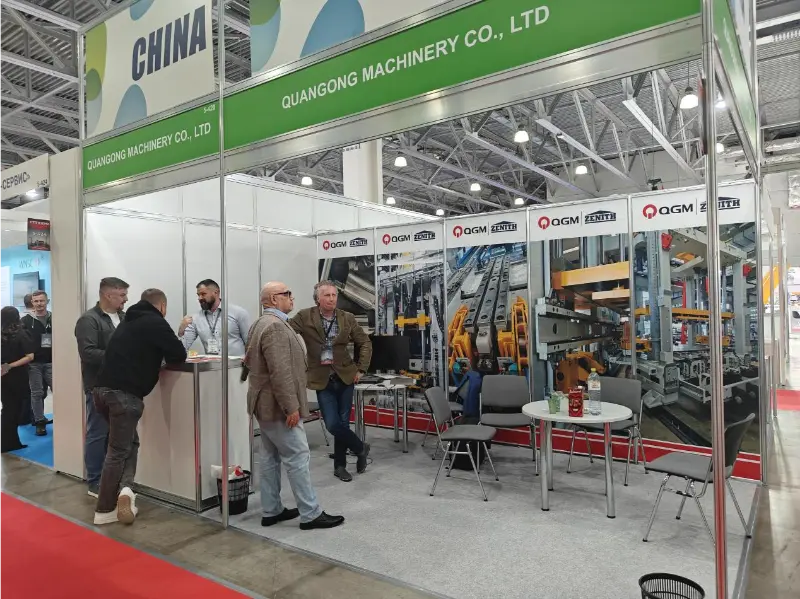 Еуразиялық инфрақұрылым нарығына назар аудару: Quangong Machinery Co., Ltd. ресейлік CTT EXPO көрмесінде.